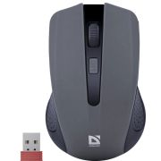 Мышь беспроводная DEFENDER Accura MM-935, 3 кнопки + 1 колесо-кнопка, оптическая, серая, 52936