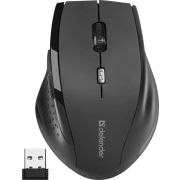 Мышь беспроводная DEFENDER Accura MM-365, 5 кнопок + 1 колесо-кнопка, оптическая, черная, 52365