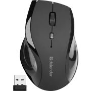 Мышь беспроводная DEFENDER Accura MM-295, 5 кнопок + 1 колесо-кнопка, оптическая, черная, 52295