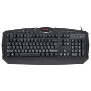 Клавиатура проводная SONNEN Q9M, USB, 104 клавиши + 10 мультимедийных, RGB, черная, 513511