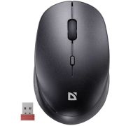 Мышь беспроводная DEFENDER Auris MB-027, USB, 3 кнопки + 1 колесо-кнопка, оптическая, черная, 52027