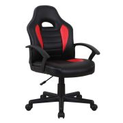 Кресло компьютерное BRABIX «Spark GM-201», экокожа, черное/красное, 532503