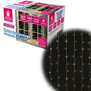 Электрогирлянда-занавес комнатная «Штора» 3х2 м, 144 LED, теплый белый свет, 220 V, ЗОЛОТАЯ СКАЗКА, 591350