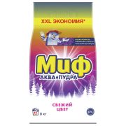 Стиральный порошок-автомат 6 кг, МИФ 3 в 1 «Свежий цвет»