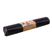 Мешки для мусора 480 л, черные, в рулоне 5 шт., ПВД, 65 мкм, 130х170 см, особо прочные, КОНЦЕПЦИЯ БЫТА «Профи», 2890