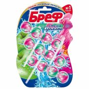 Освежитель WC (для туалета) твердый 3х50 г БРЕФ Perfume Switch, «Яблоня-лотос», 2336888