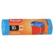Мешки для мусора 80 л, синие, в рулоне 20 шт., ПНД, 12 мкм, 70х90 см, PACLAN «Classic», 402054