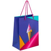Пакет подарочный (1 штука) 18x10x23 см, ЗОЛОТАЯ СКАЗКА «Sweets», тиснение фольгой, 608250