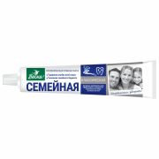 Зубная паста 90 г СЕМЕЙНАЯ (Весна) «Классическая», отбеливающая, защита от кариеса, 8096