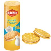Печенье ЯШКИНО «Со сливочным кремом», затяжное, 190 г, МП462