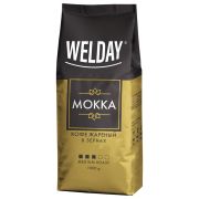 Кофе в зернах WELDAY (ВЭЛДЭЙ) «Mokka», 1 кг, БРАЗИЛИЯ, 622411
